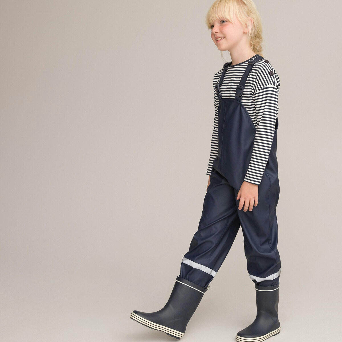 Pantalon à bretelles