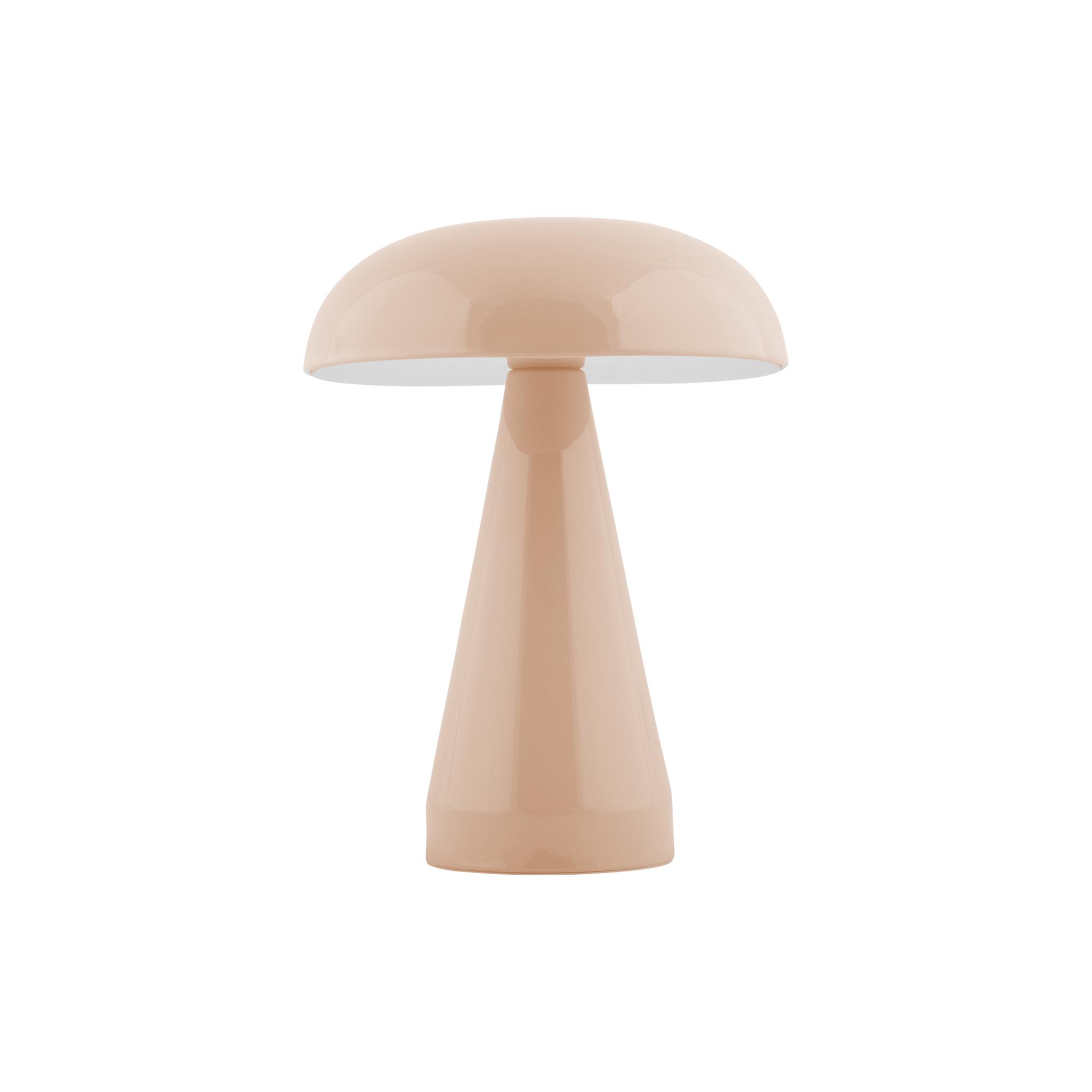 Leitmotiv tafellamp Rachel LED - bruin - 15.5x15.5x20.5cm - Paddenstoellamp