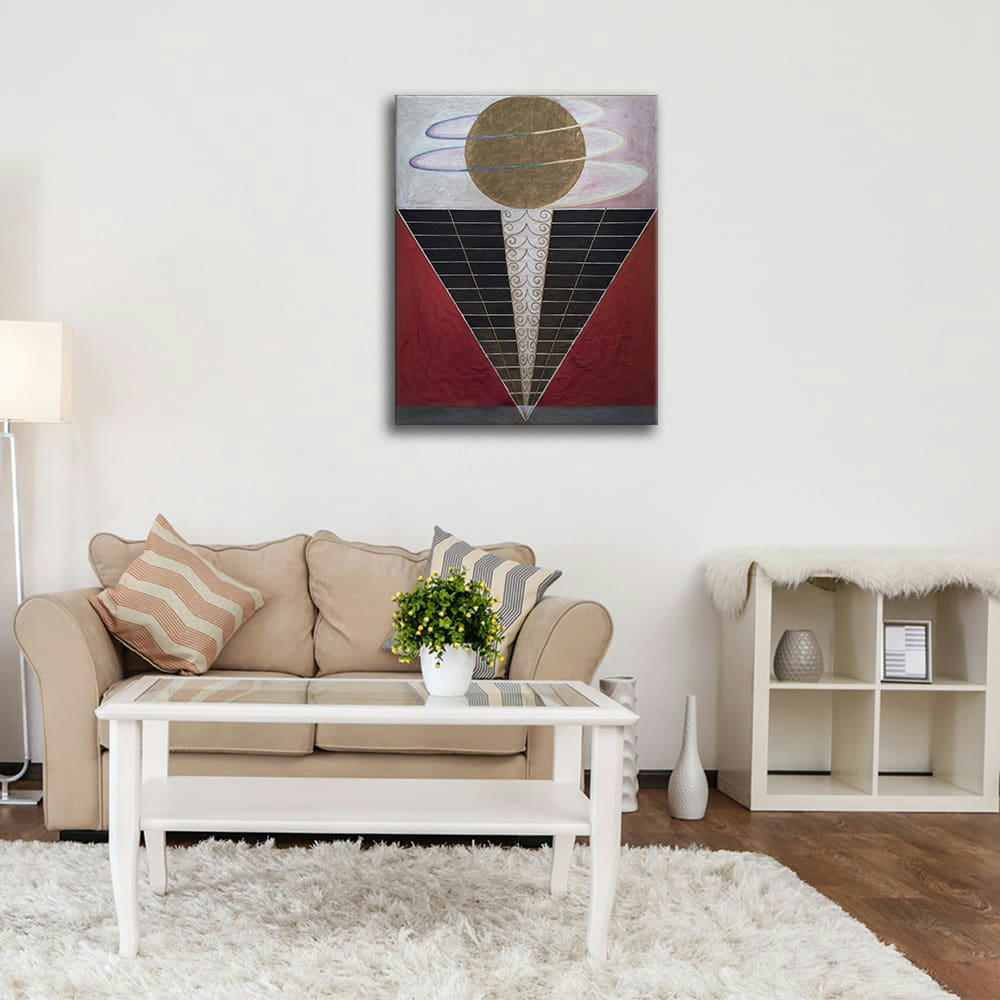 - Tableau - Group X, no. 2 Altarpiece - Hilma af Klint 60x80cm