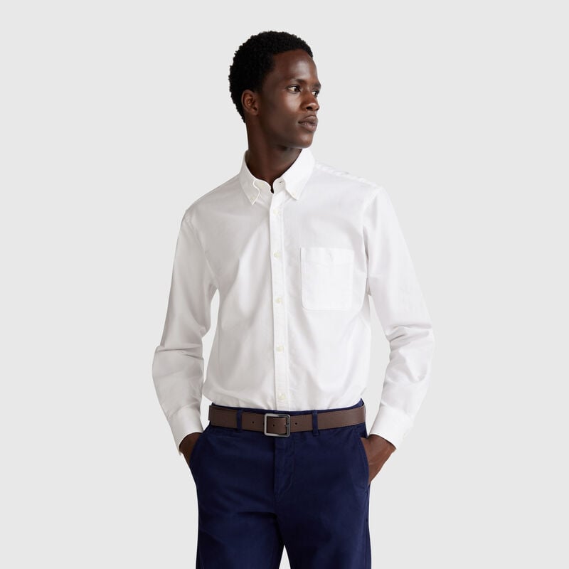 Regular fit button-down shirt