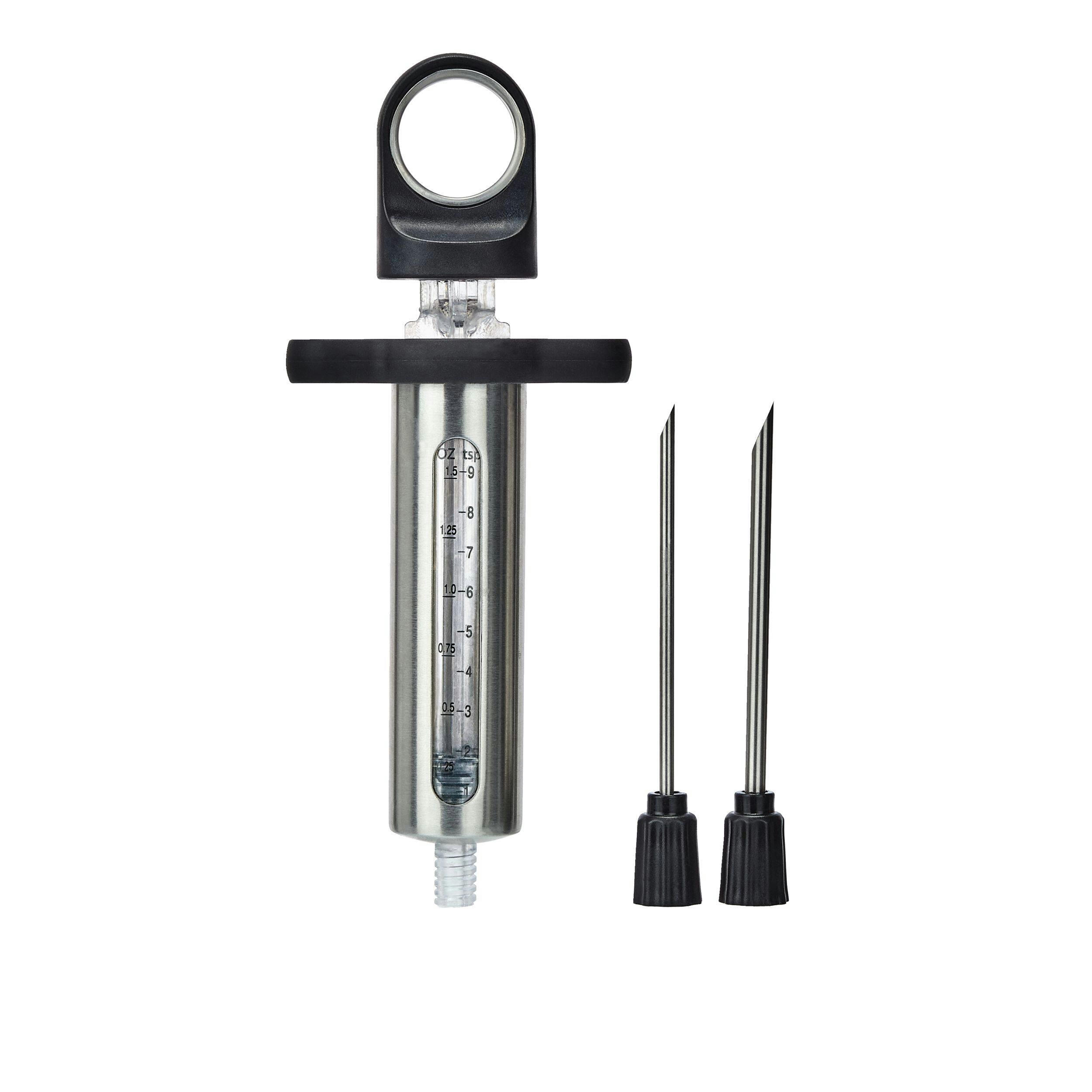 Vermont Castings Stainless Steel Marinade Meat Injector Syringe with a 4.6-in Needle