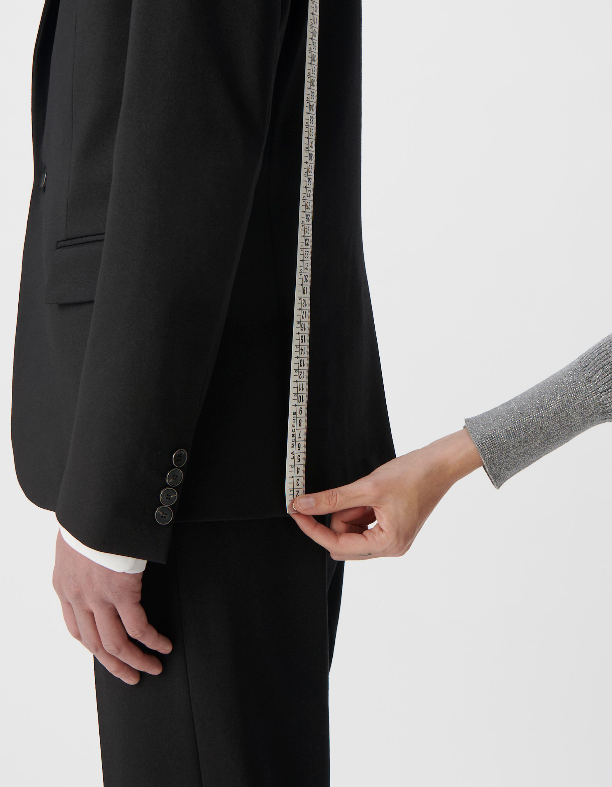 Veste de costume SLIM marine maille Milano Homme