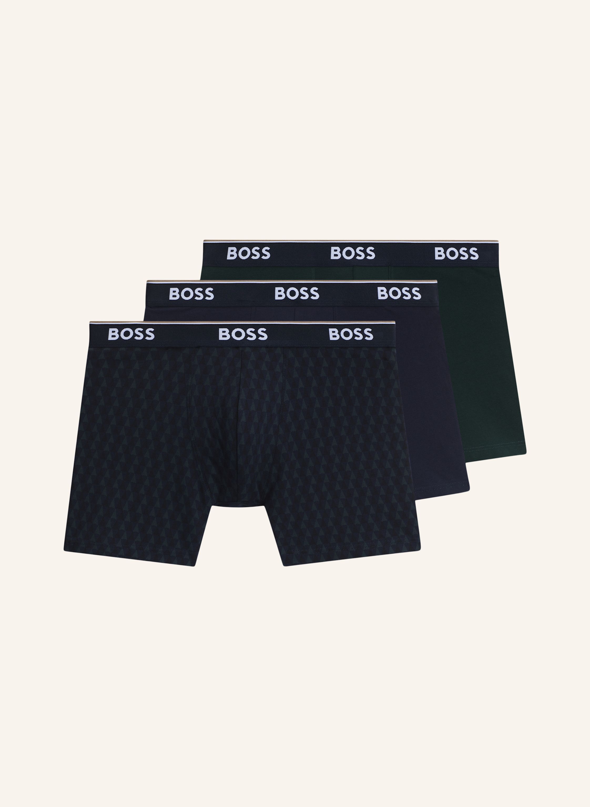 BOSS 3Er-Pack Boxershorts BOXERBR 3P POWER DES