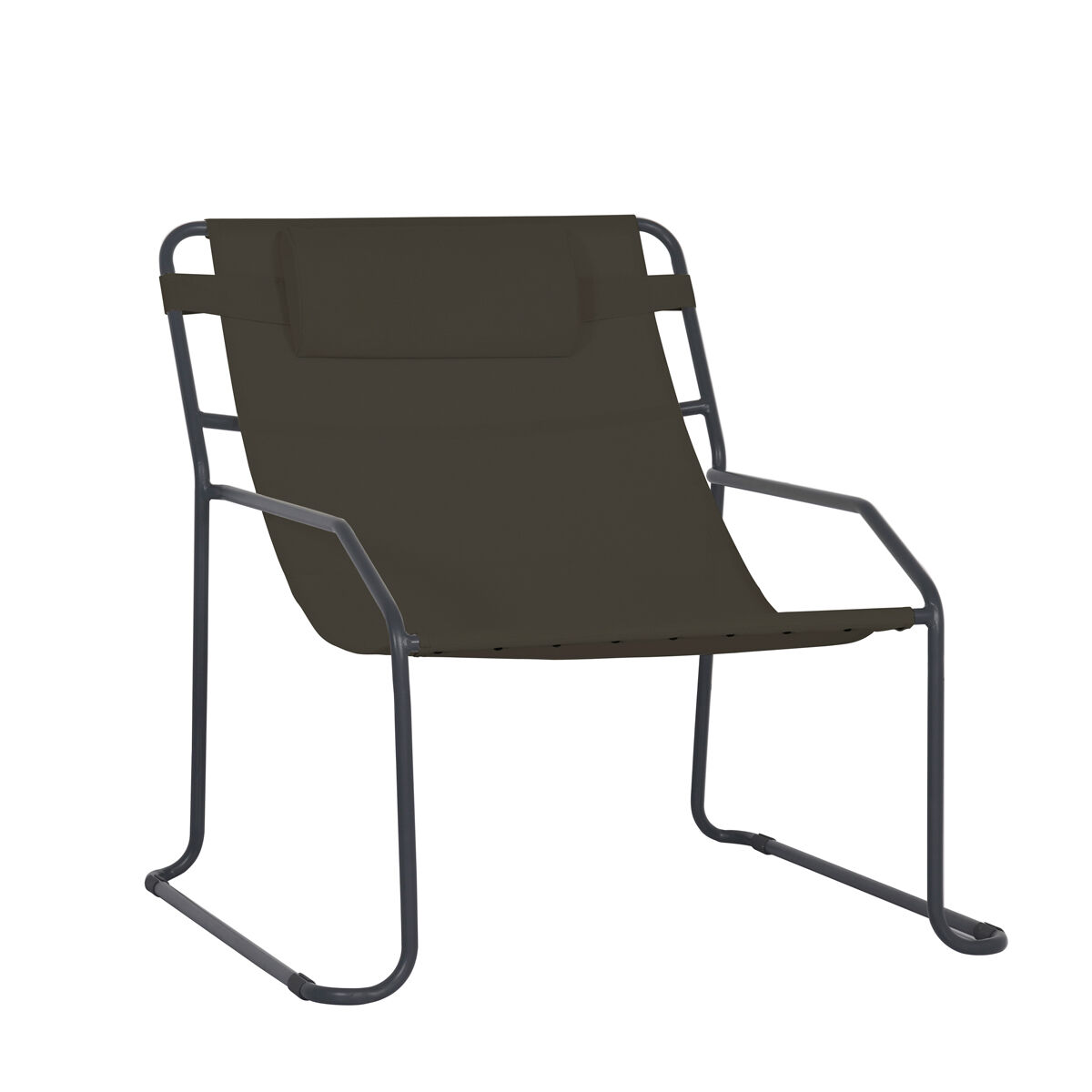 Cadeirão Relax Preto Aço