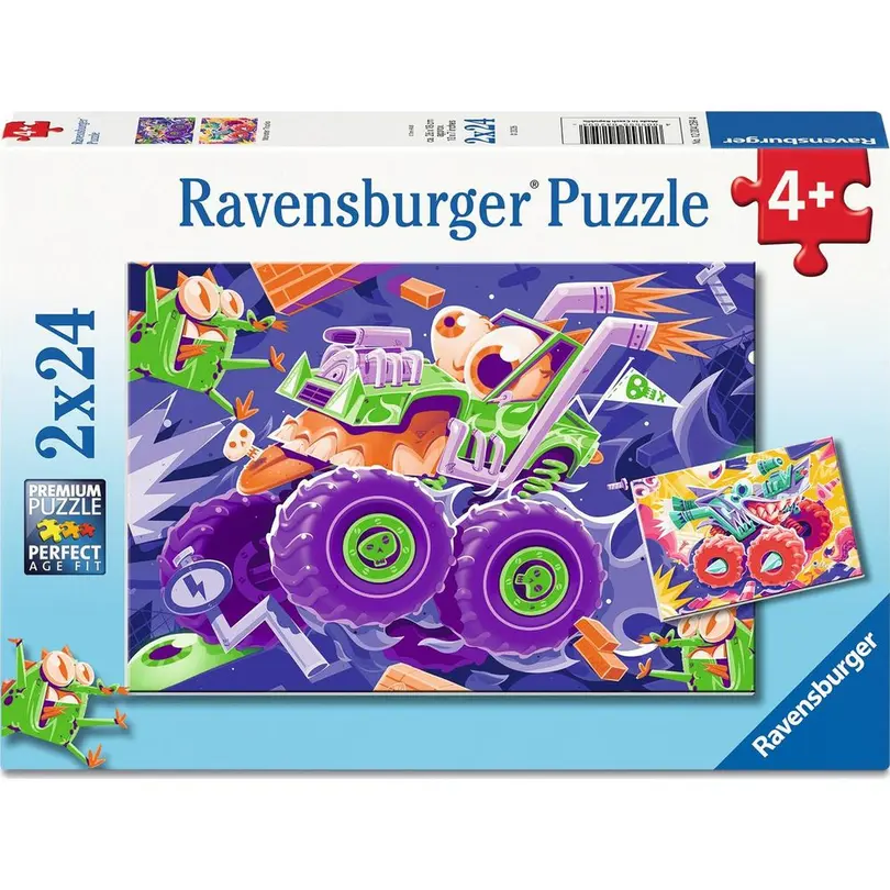 Puzzle 2er-Set Monster Trucks