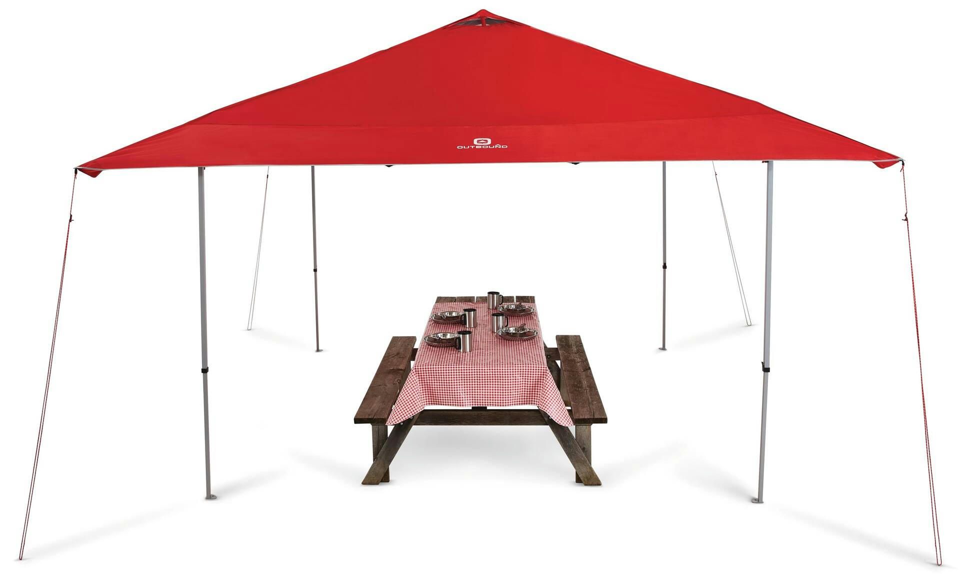 Outbound Undercover Portable Instant Pop-Up Sun Shelter Canopy Tent w/ Carry Bag, 13-ft x 13-ft