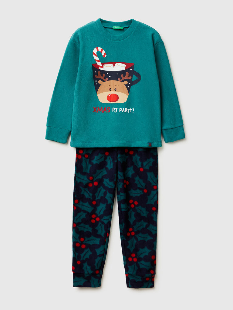 Fleece Christmas pyjamas