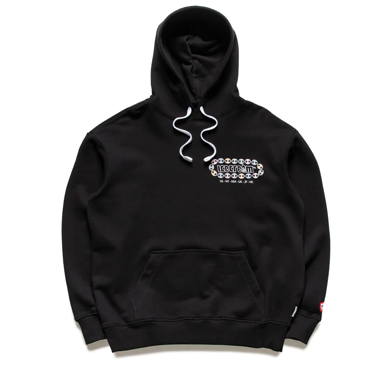 Ice Cream Chain Hoodie - Black