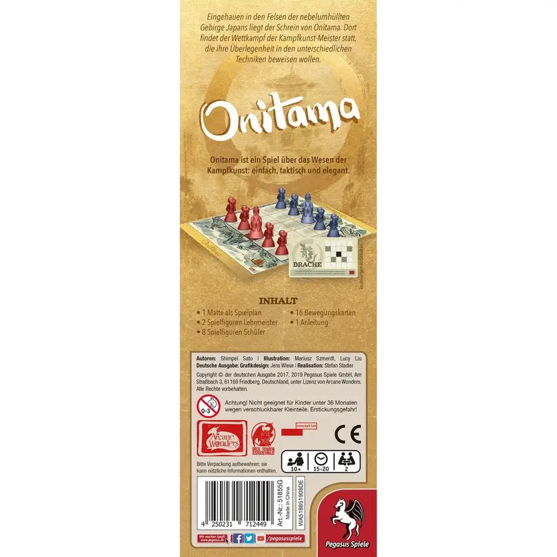 Brettspiel Onitama