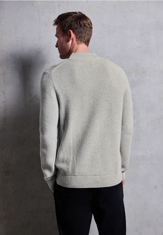 Pullover mit Stehkragen