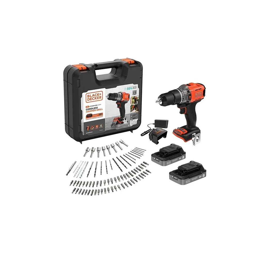 Black & Decker BCD383D2XKA-QW drill