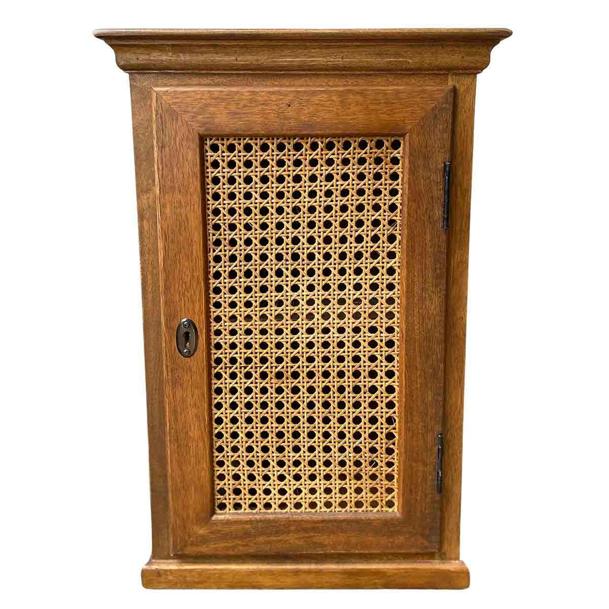 - Table de chevet 1 porte en cannage