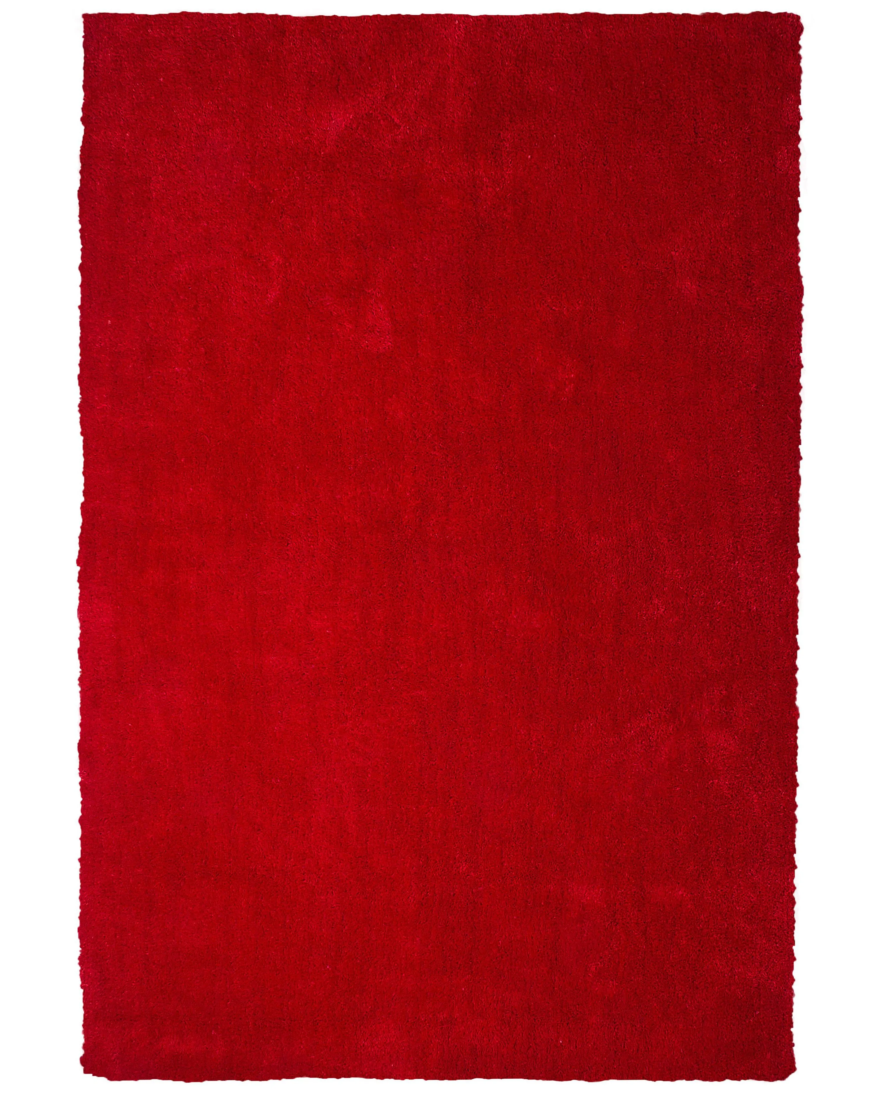 Shaggy Rug DEMRE Red 140 x 200 cm
