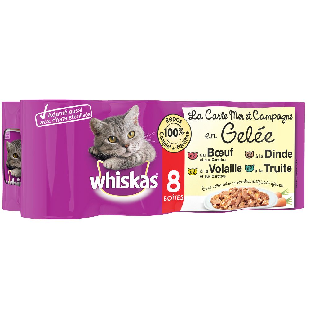 Whiskas La Carte 8 x 390g