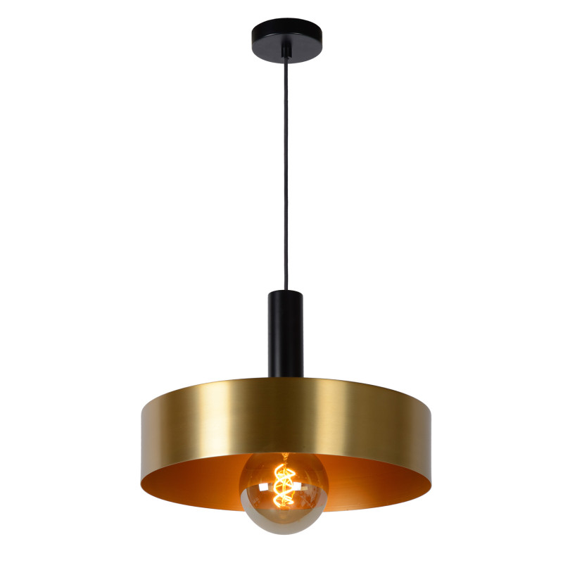 Suspension Giada or mat/laiton Ø 40 cm E27 60 W LUCIDE