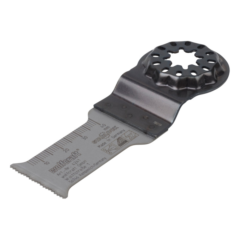 Lame de scie plongeante Starlock BIM pour bois et métaux non-ferreux 28 mm WOLFCRAFT