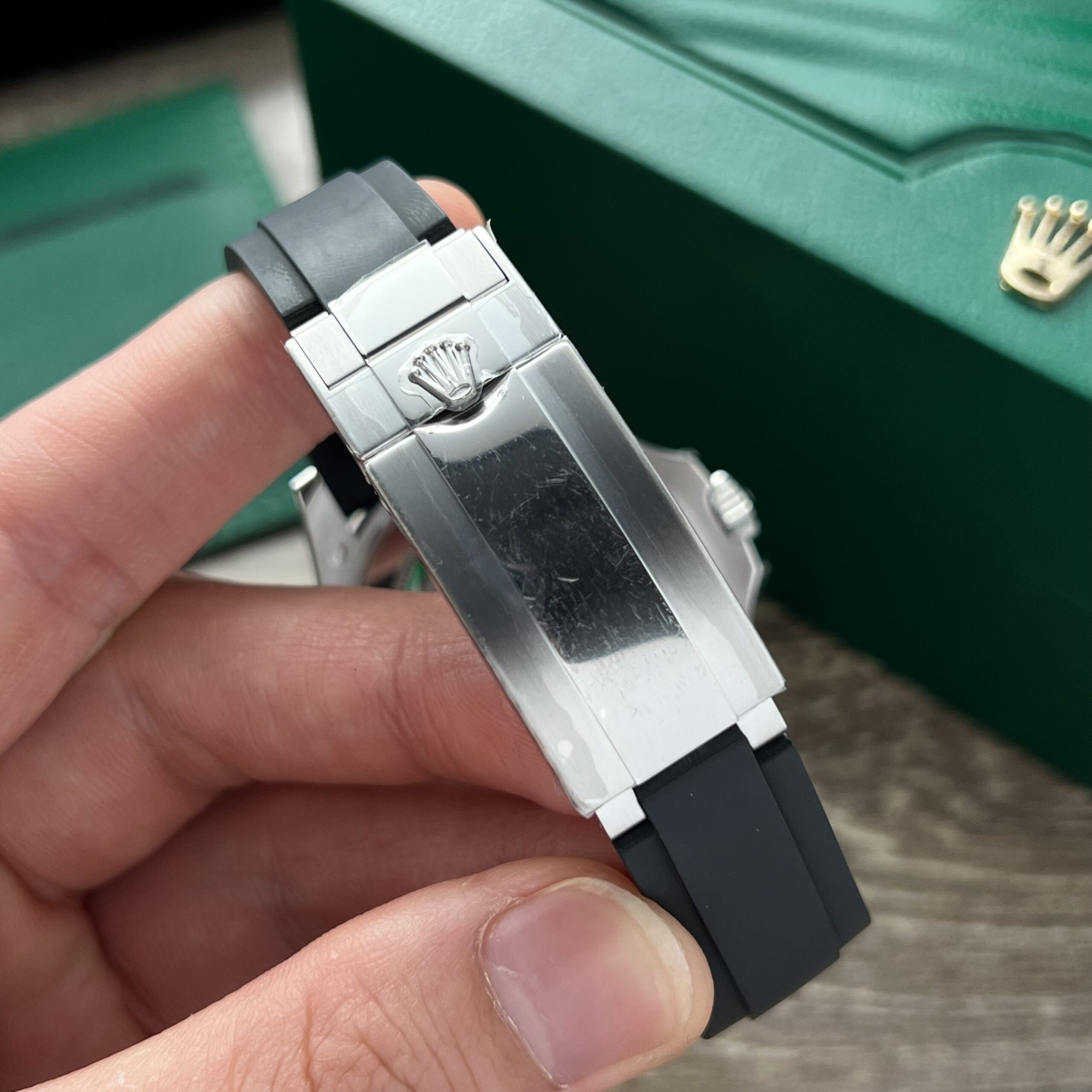 Rolex Yacht-Master 316L Steel Black Dial 40mm Oysterflex EWF Replica