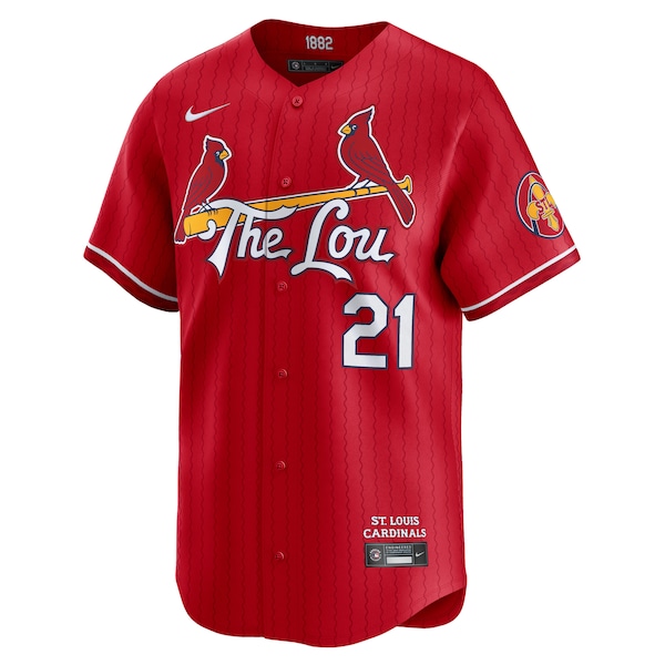 Lars Nootbaar St. Louis Cardinals Nike City Connect Limited Jersey - Red
