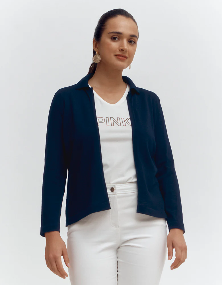 Gilet maille en mérinos GINI1927/87220/317