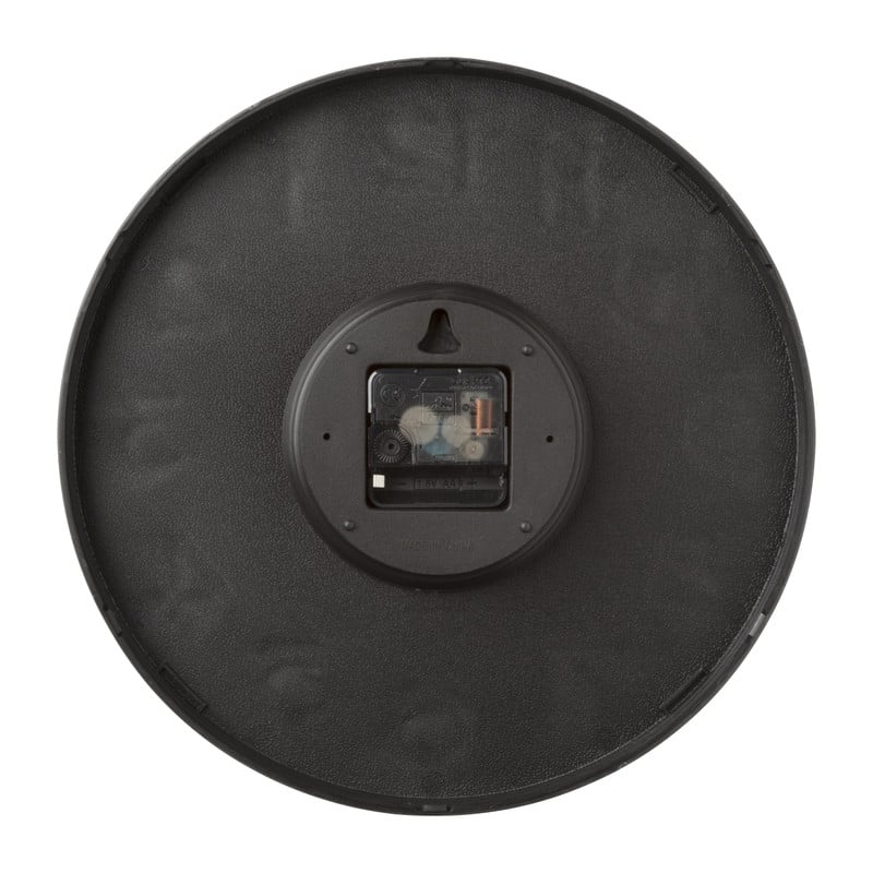 Wandklok basics - zwart - &Oslash;30x4 cm