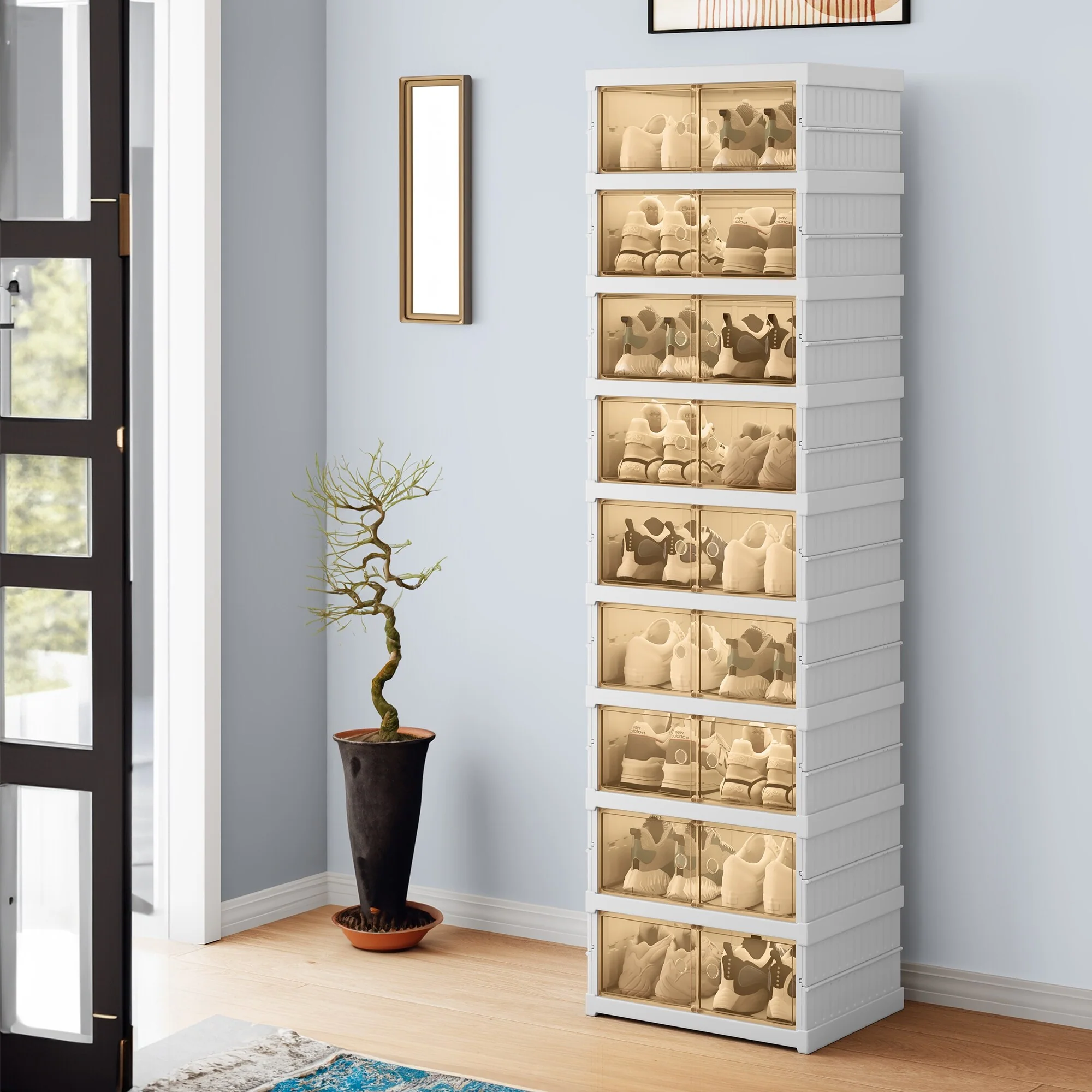 18/20 Shoes Stackable Shoe Storage Box