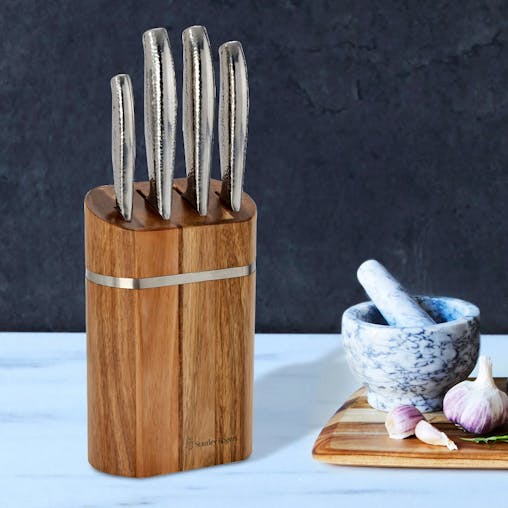 Stanley Rogers Domed Oval 5 Piece Knife Block 5pc