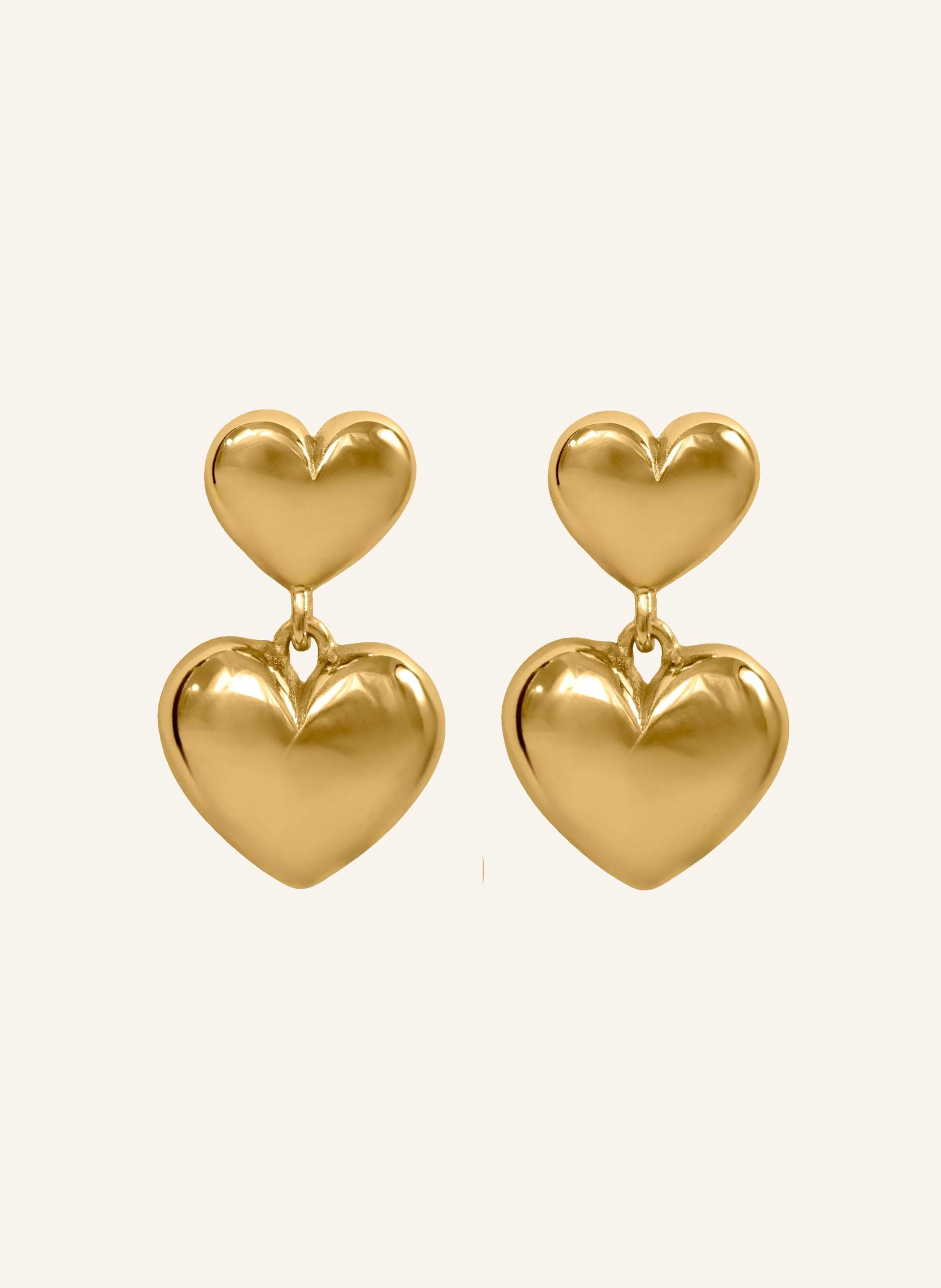 OHH LUILU Ohrhänger DOUBLE LOVE DROPS by GLAMBOU