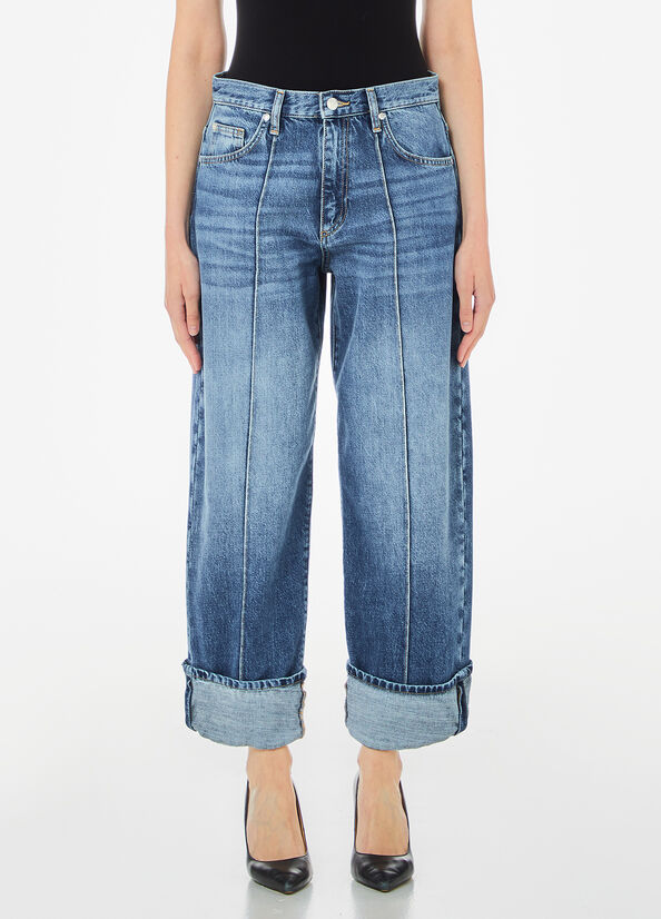 Jeans straight cropped