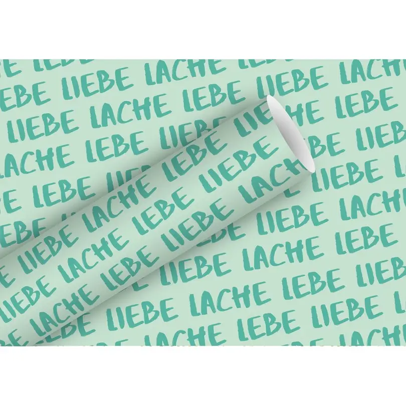 Geschenkpapier Lebe Liebe
