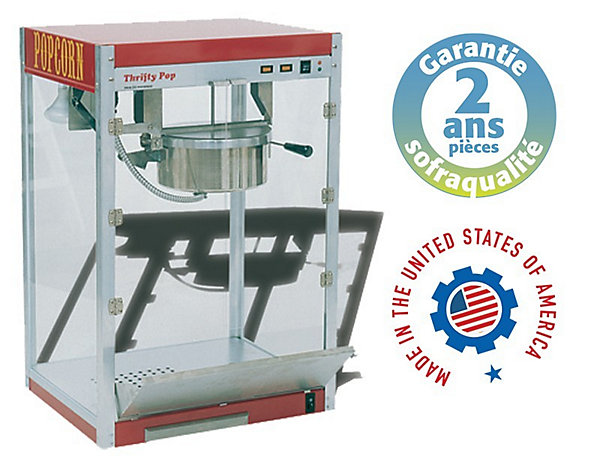 Machine à Pop-Corn Professionnelle - THRIFTY POP 8 - Sofraca