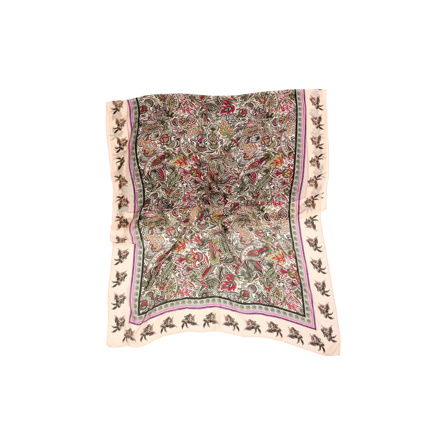 ANTIQUE PAISLEY tørkl&aelig;de, rosa