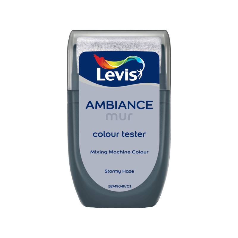Testeur peinture pour murs Ambiance stormy haze extra mat 0,03 L LEVIS
