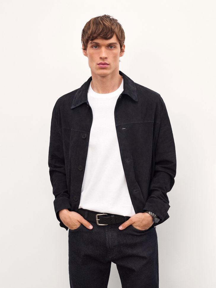 Black belt with silver buckle