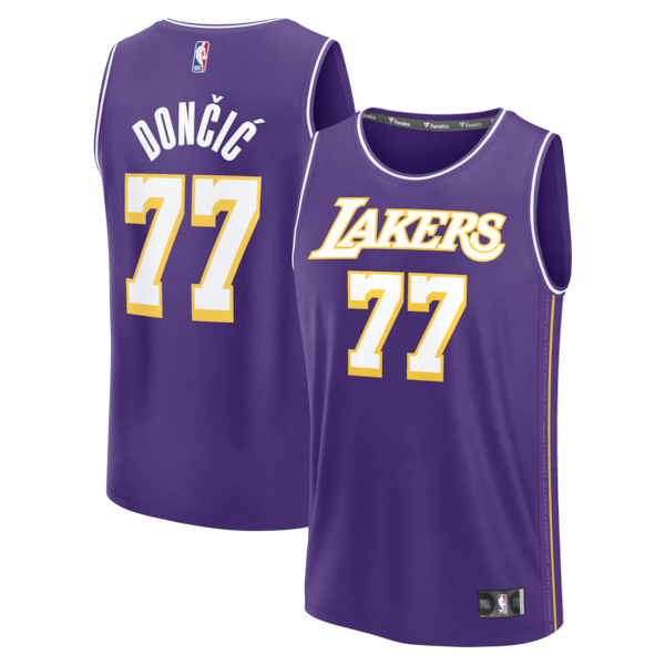 Luka Dončić Los Angeles Lakers  Fast Break Jersey - Statement Edition - Purple