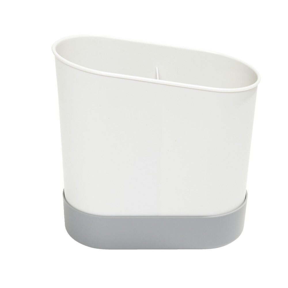 égouttoir à couverts plastique gris 17,3x17,3xH9,2cm