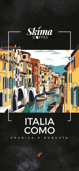 Kawa ziarnista 1kg Italia Como Świeżo Palona do ekspresu
