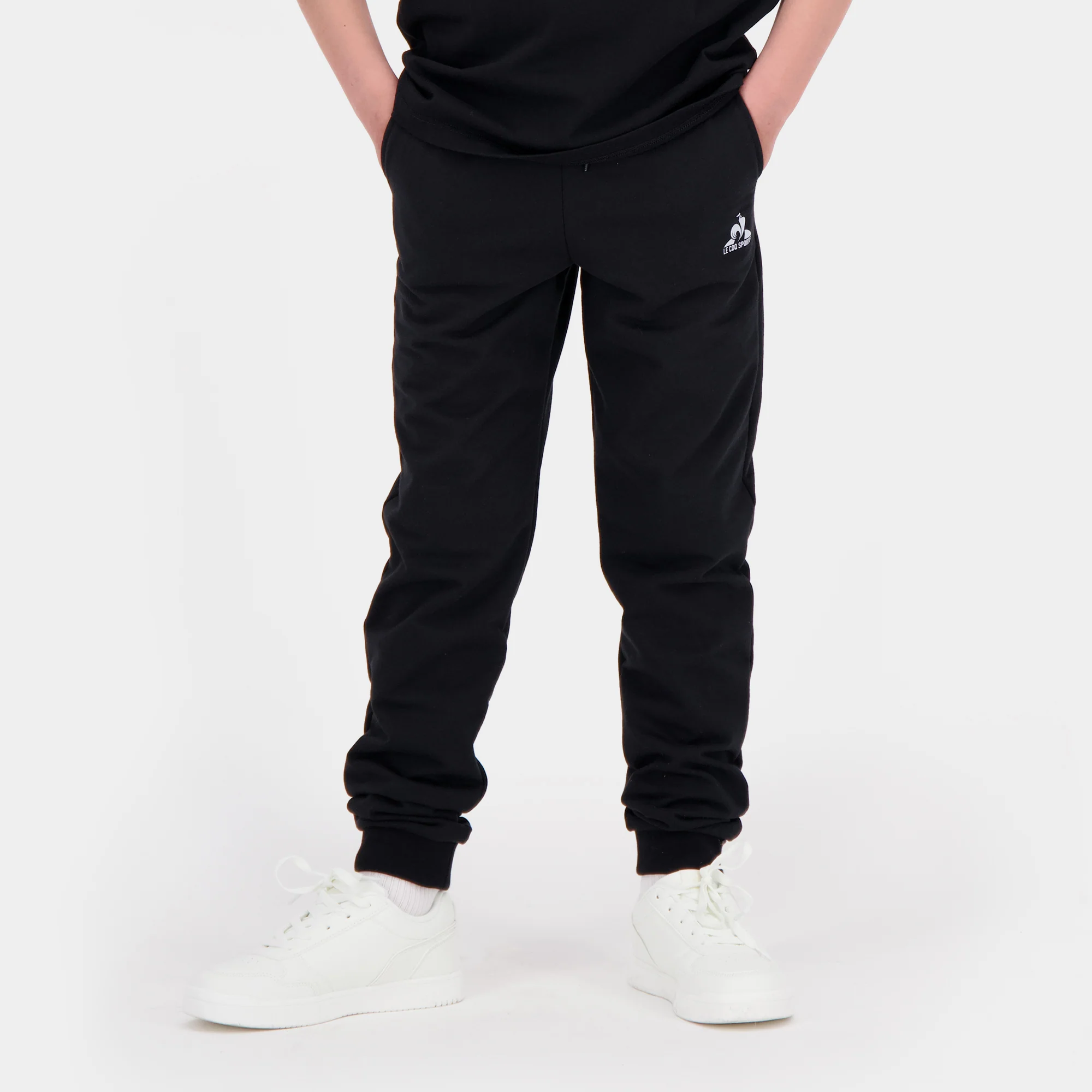2520446-ESS Pant Slim N°1 Enfant black light | Pantalon Enfant