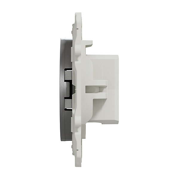 Mécanisme prise TV Schneider Electric Odace aluminium