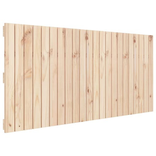 NNEVL Wall Headboard 140x3x60 cm Solid Wood Pine