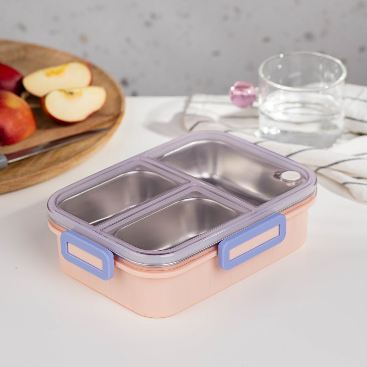 Lunchbox B2 KYOTA 3 elementy różowy 0,75l