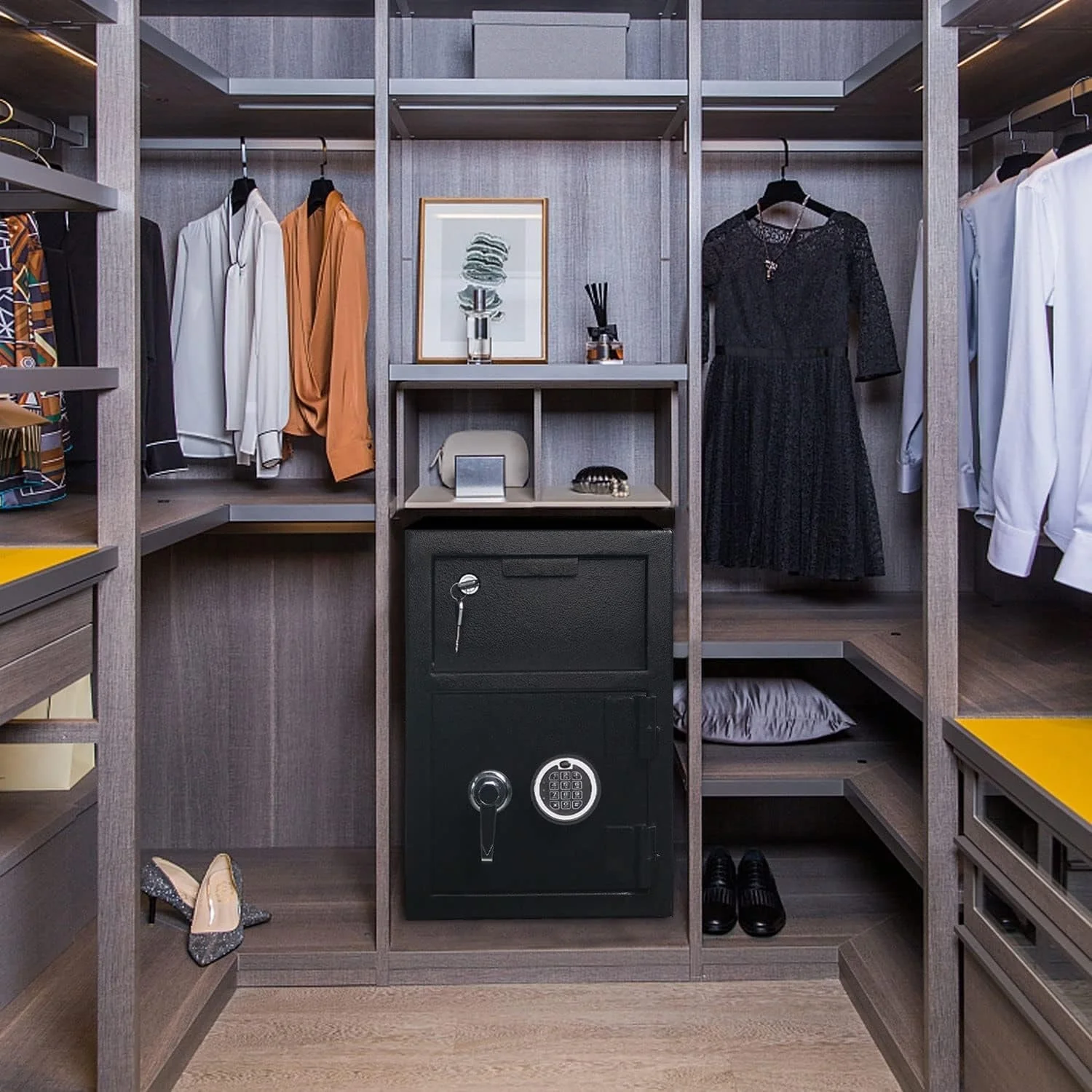 Suncrown Electronic Digital Steel Safe with Fingerprint Lock