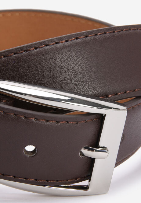 Mens Chocolate Brown Formal Suit Belt