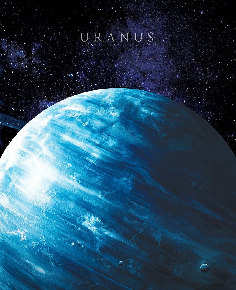 - Tableau sur toile Uranus 40x50