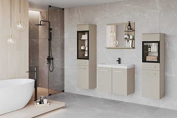 MINIO go for it, Meuble de salle de bain MARIT I, beige cachemire