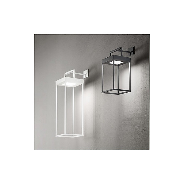 Lampe de table solaire et rechargeable CAGE de Perenz Blanc Mat H50cm