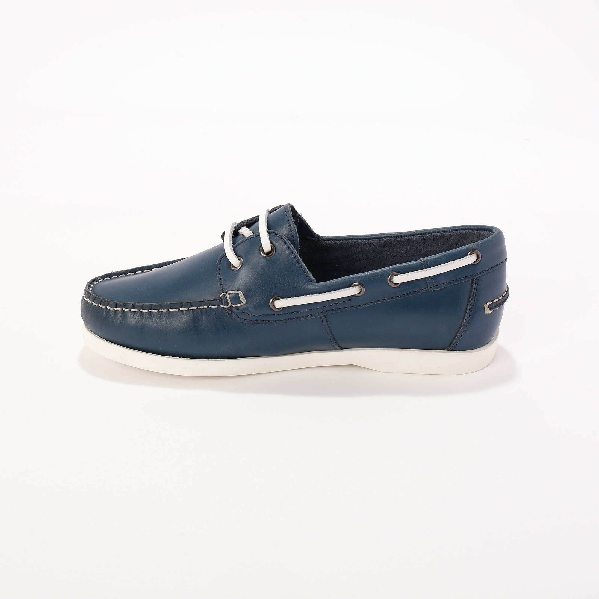 Chaussures bateau en cuir