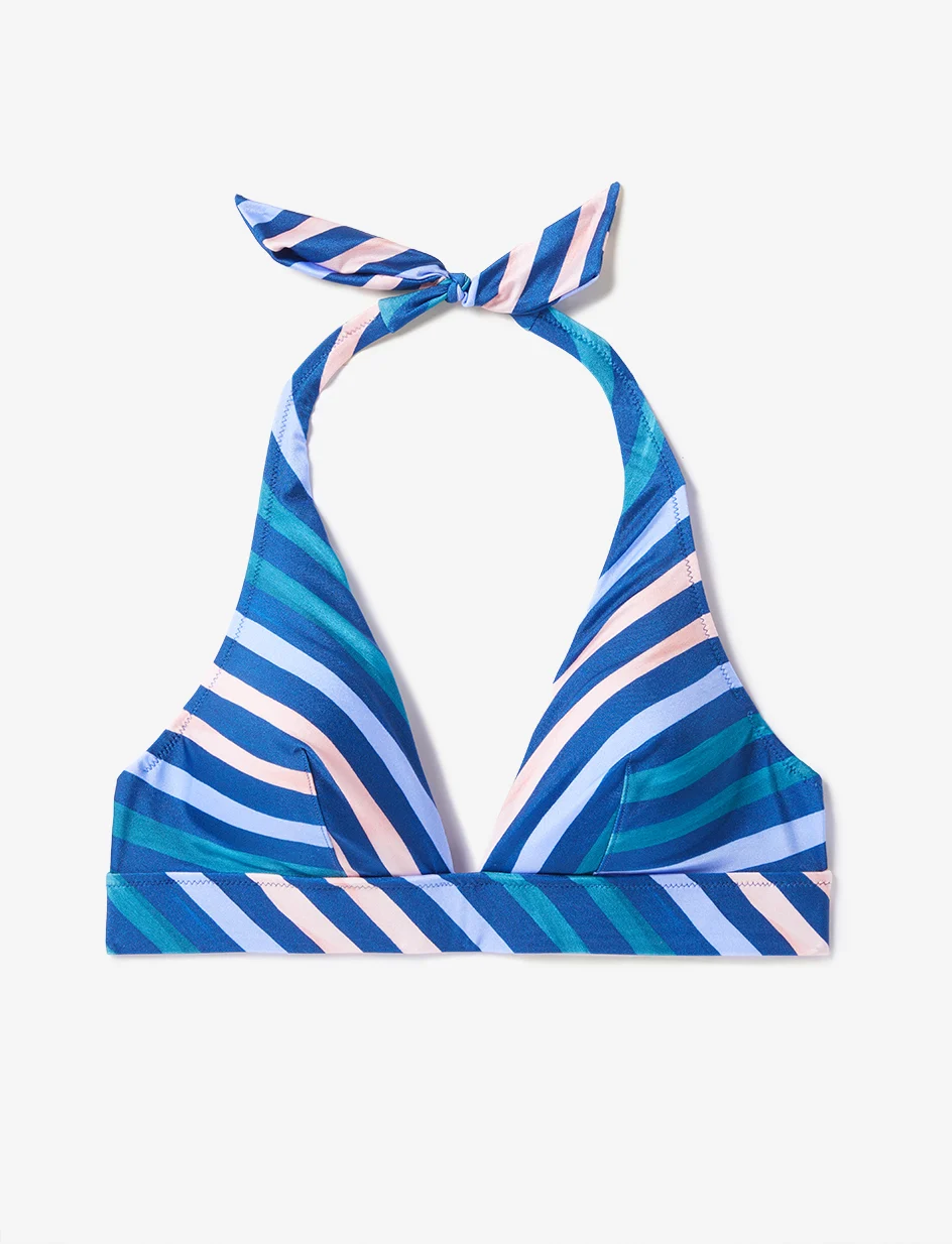 Haut de maillot de bain triangle sans armatures paddé AZUR BE COOL