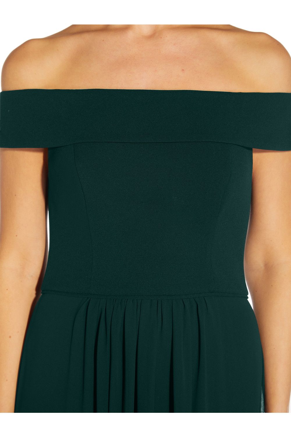Adrianna Papell Crepe Chiffon Gown