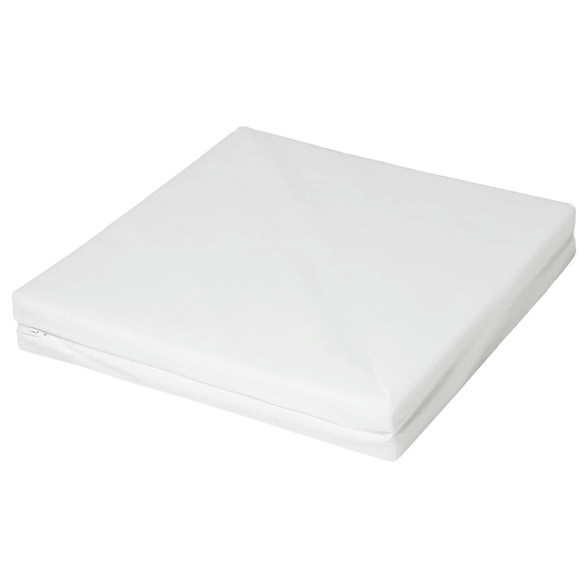 - Matelas pliant bébé blanc en polyester 60x120 cm