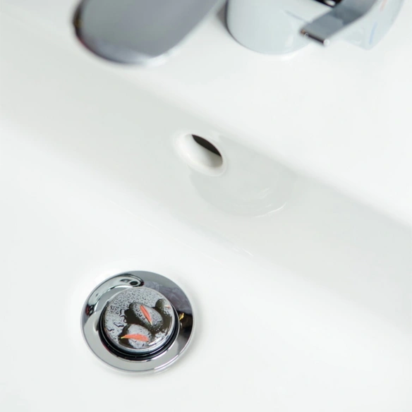 Badewannenstöpsel, Ø: 7,2 cm, Messing